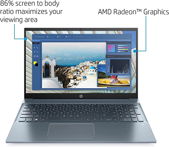 HP Pavilion 15-eg2023na Touchscreen Laptop – Core™ i3, Blue - HP